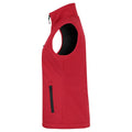 Red - Lifestyle - Clique Womens-Ladies Softshell Panels Gilet