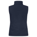 Dark Navy - Back - Clique Womens-Ladies Softshell Panels Gilet