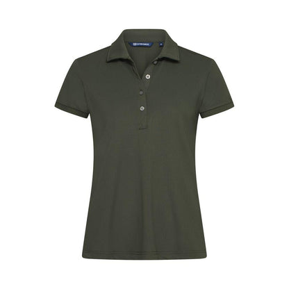 Ivy Green - Front - Cutter & Buck Womens-Ladies Virtue Polo Shirt