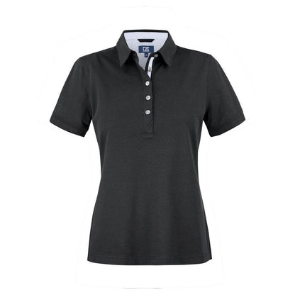 Black - Front - Cutter & Buck Womens-Ladies Advantage Premium Polo Shirt