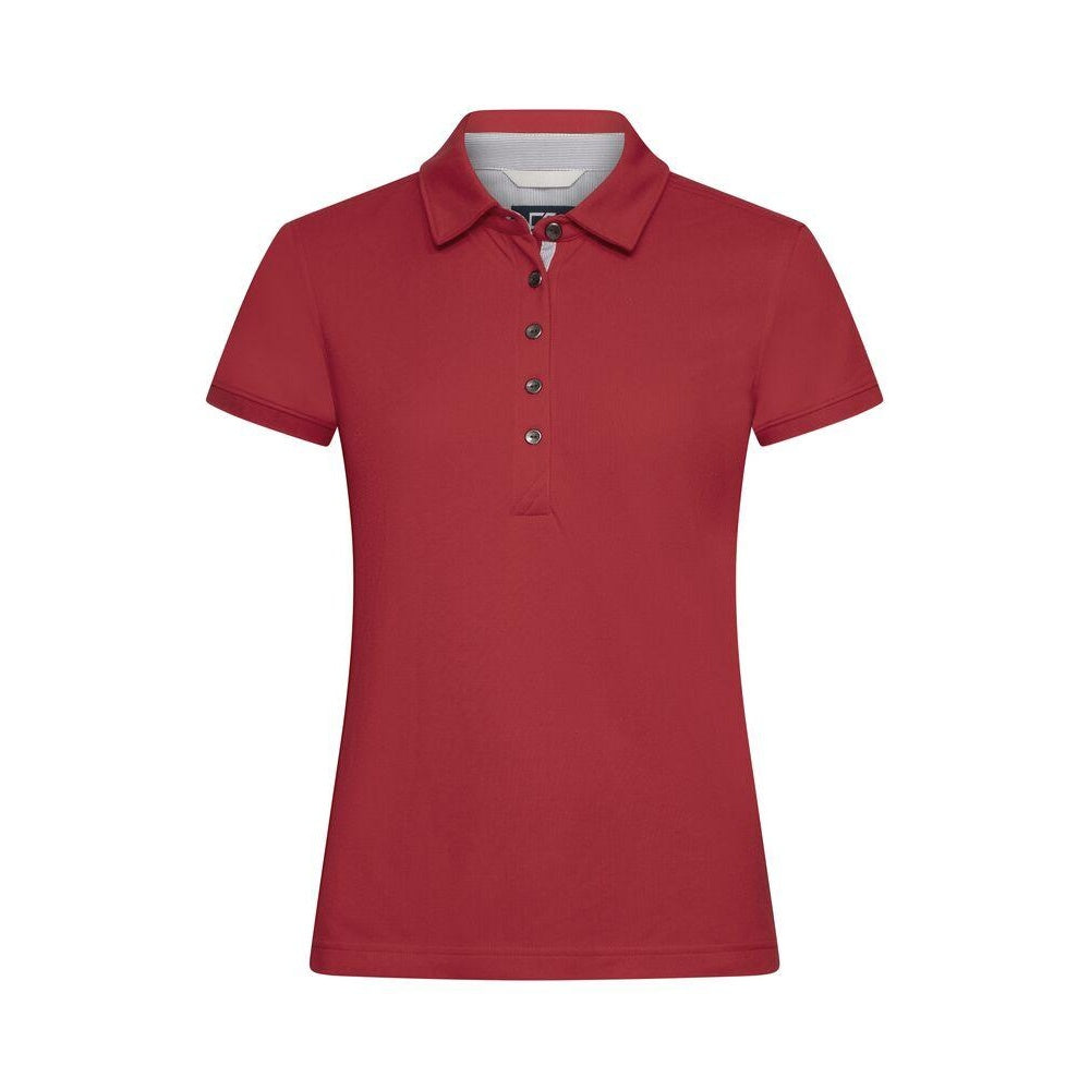 Red - Front - Cutter & Buck Womens-Ladies Advantage Premium Polo Shirt