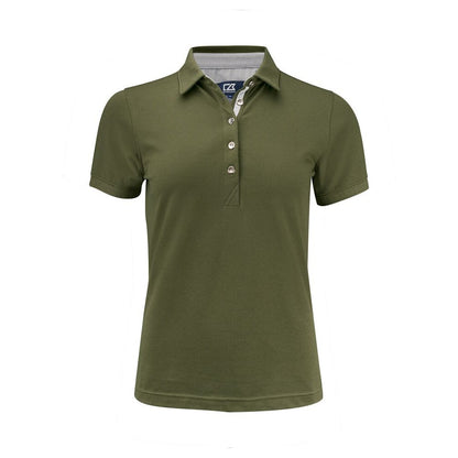 Ivy Green - Front - Cutter & Buck Womens-Ladies Advantage Premium Polo Shirt