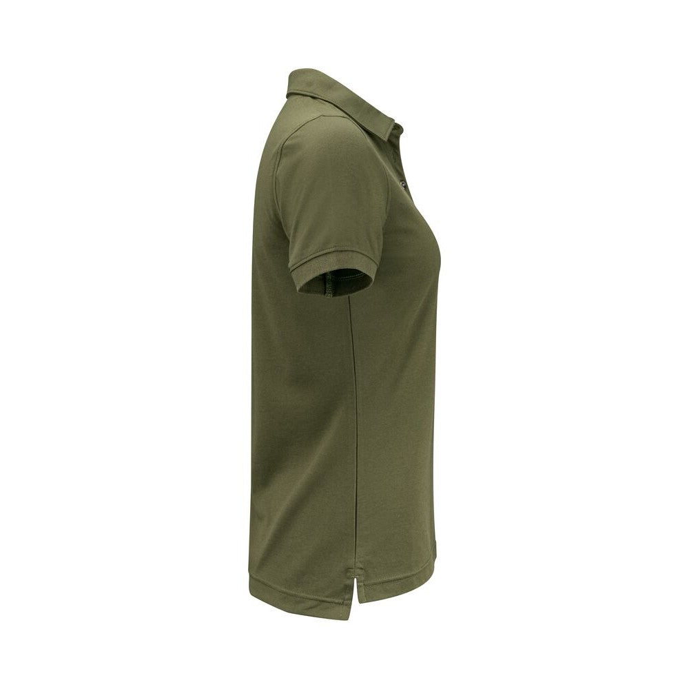 Ivy Green - Side - Cutter & Buck Womens-Ladies Advantage Premium Polo Shirt