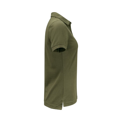 Ivy Green - Side - Cutter & Buck Womens-Ladies Advantage Premium Polo Shirt