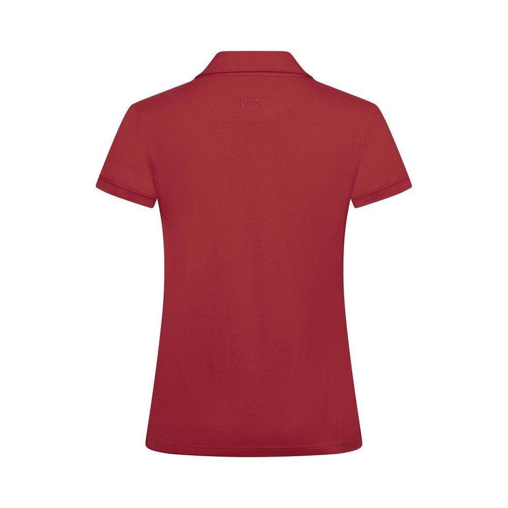 Red - Back - Cutter & Buck Womens-Ladies Advantage Premium Polo Shirt