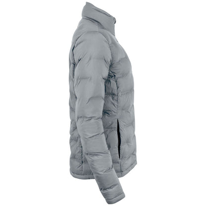 Grey - Side - Cutter & Buck Womens-Ladies Baker Padded Jacket