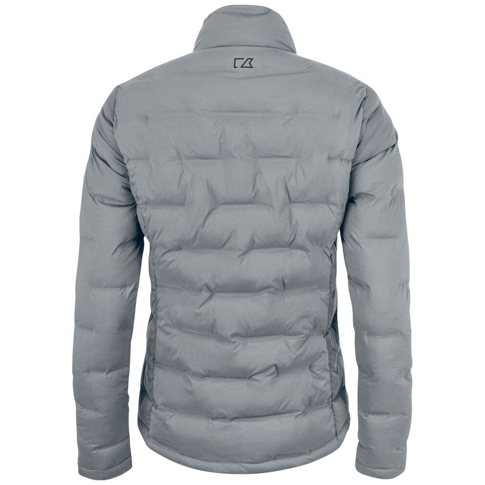 Grey - Back - Cutter & Buck Womens-Ladies Baker Padded Jacket
