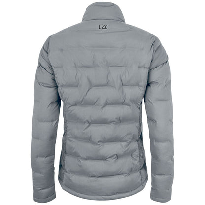 Grey - Back - Cutter & Buck Womens-Ladies Baker Padded Jacket