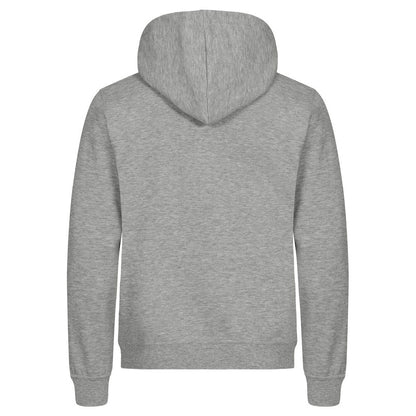 Grey Melange - Back - Clique Mens Miami Hoodie