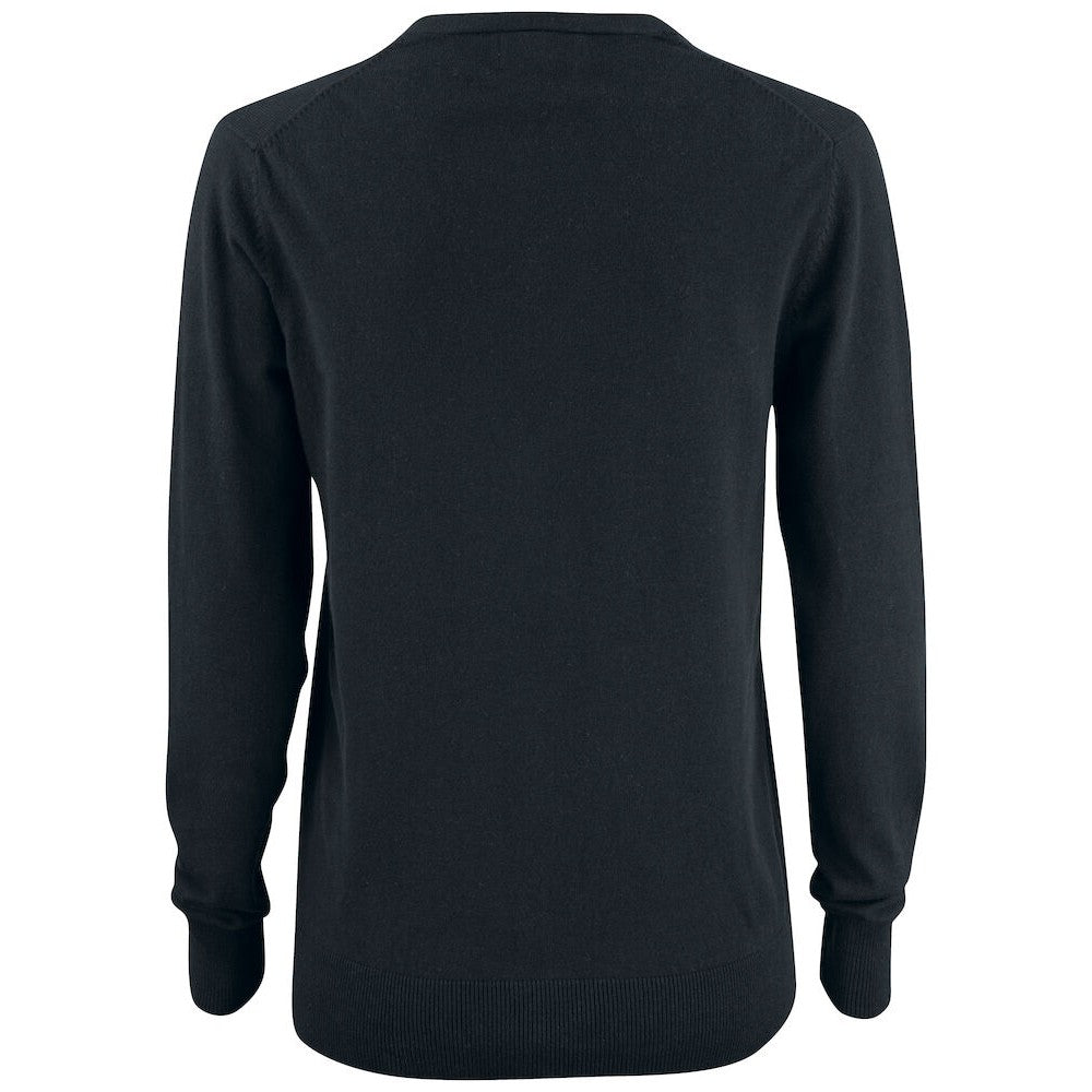 Black - Back - Cutter & Buck Womens-Ladies Oakville Cardigan
