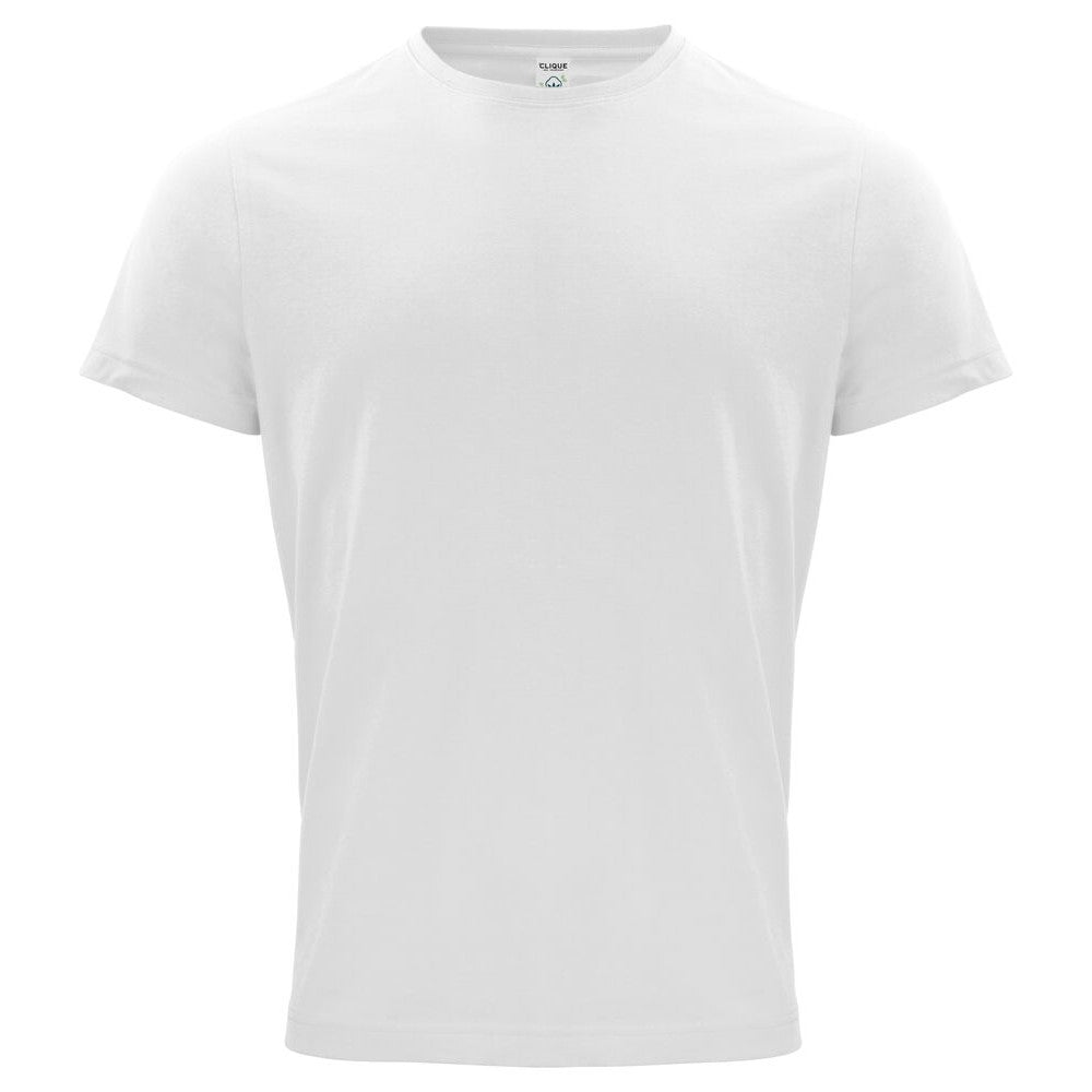 White - Front - Clique Mens Classic Organic Cotton T-Shirt