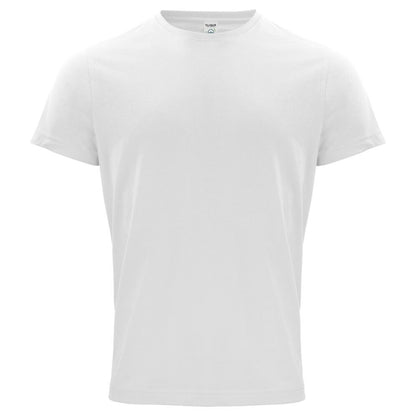 White - Front - Clique Mens Classic Organic Cotton T-Shirt