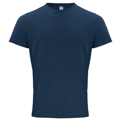 Dark Navy - Front - Clique Mens Classic Organic Cotton T-Shirt