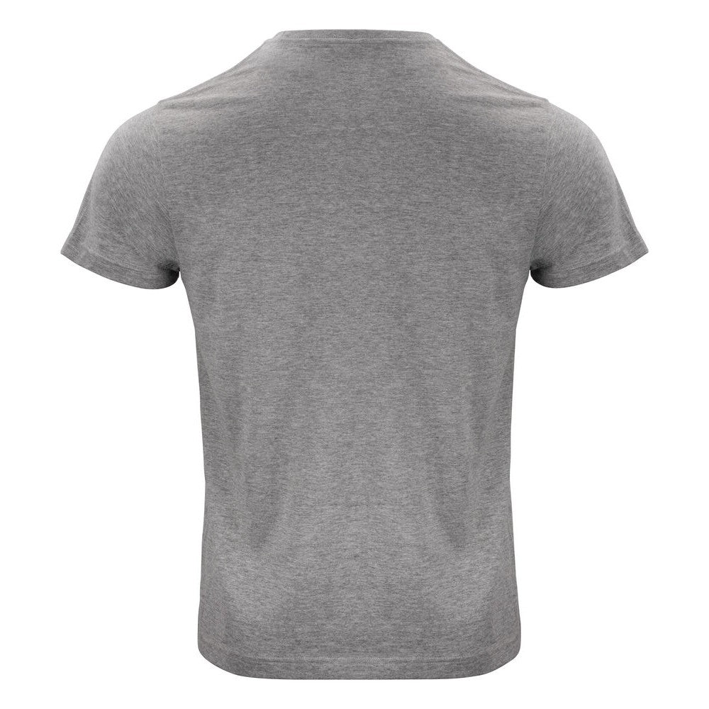 Grey Melange - Back - Clique Mens Classic Organic Cotton T-Shirt