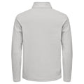 Silver - Back - Cutter & Buck Mens Hunts Point Fleece Top