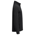 Black - Side - Cutter & Buck Mens Hunts Point Fleece Top