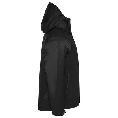 Black - Side - Projob Mens Functional Padded Jacket