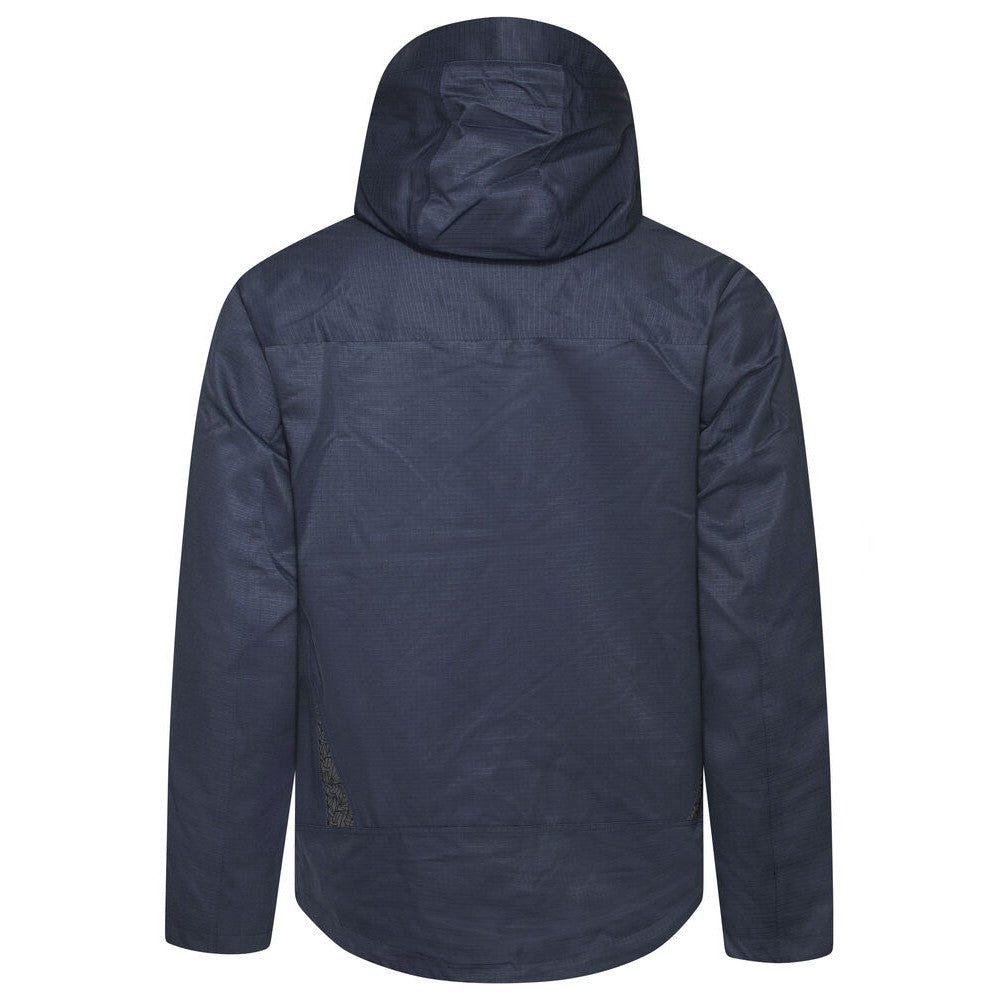 Navy - Back - Projob Mens Functional Padded Jacket