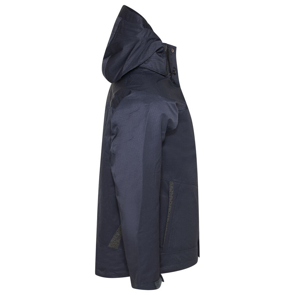 Navy - Side - Projob Mens Functional Padded Jacket
