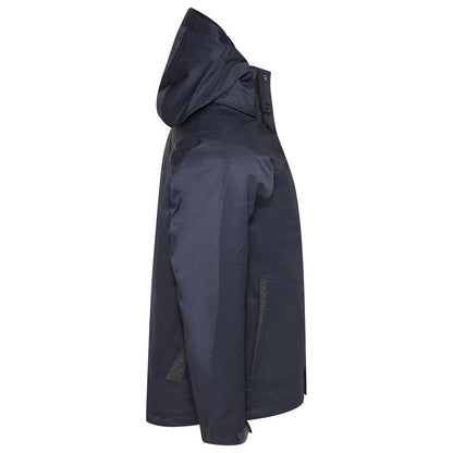 Navy - Side - Projob Mens Functional Padded Jacket