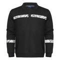 Black - Front - Projob Mens Progression Hi-Vis Polo Sweatshirt
