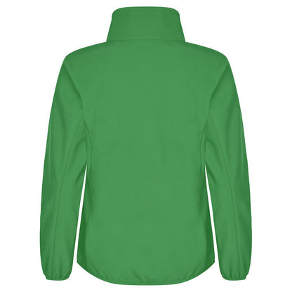 Apple Green - Back - Clique Womens-Ladies Classic Soft Shell Jacket