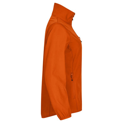 Blood Orange - Side - Clique Womens-Ladies Classic Soft Shell Jacket