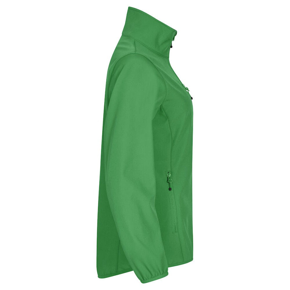 Apple Green - Side - Clique Womens-Ladies Classic Soft Shell Jacket