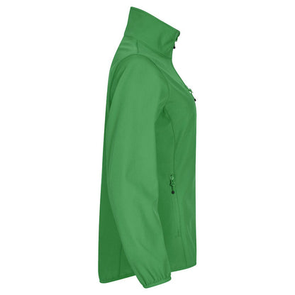 Apple Green - Side - Clique Womens-Ladies Classic Soft Shell Jacket