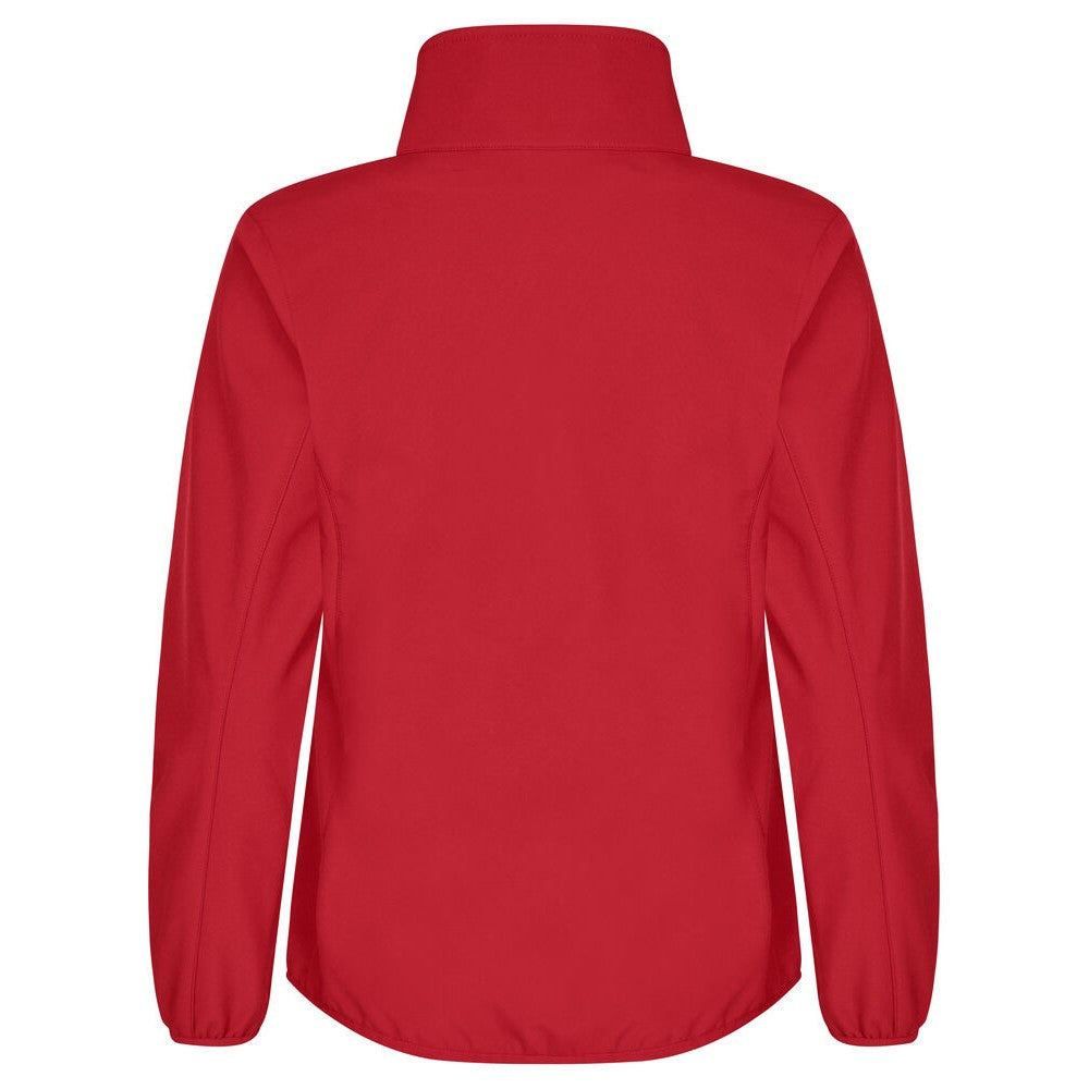 Red - Back - Clique Womens-Ladies Classic Soft Shell Jacket