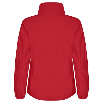Red - Back - Clique Womens-Ladies Classic Soft Shell Jacket
