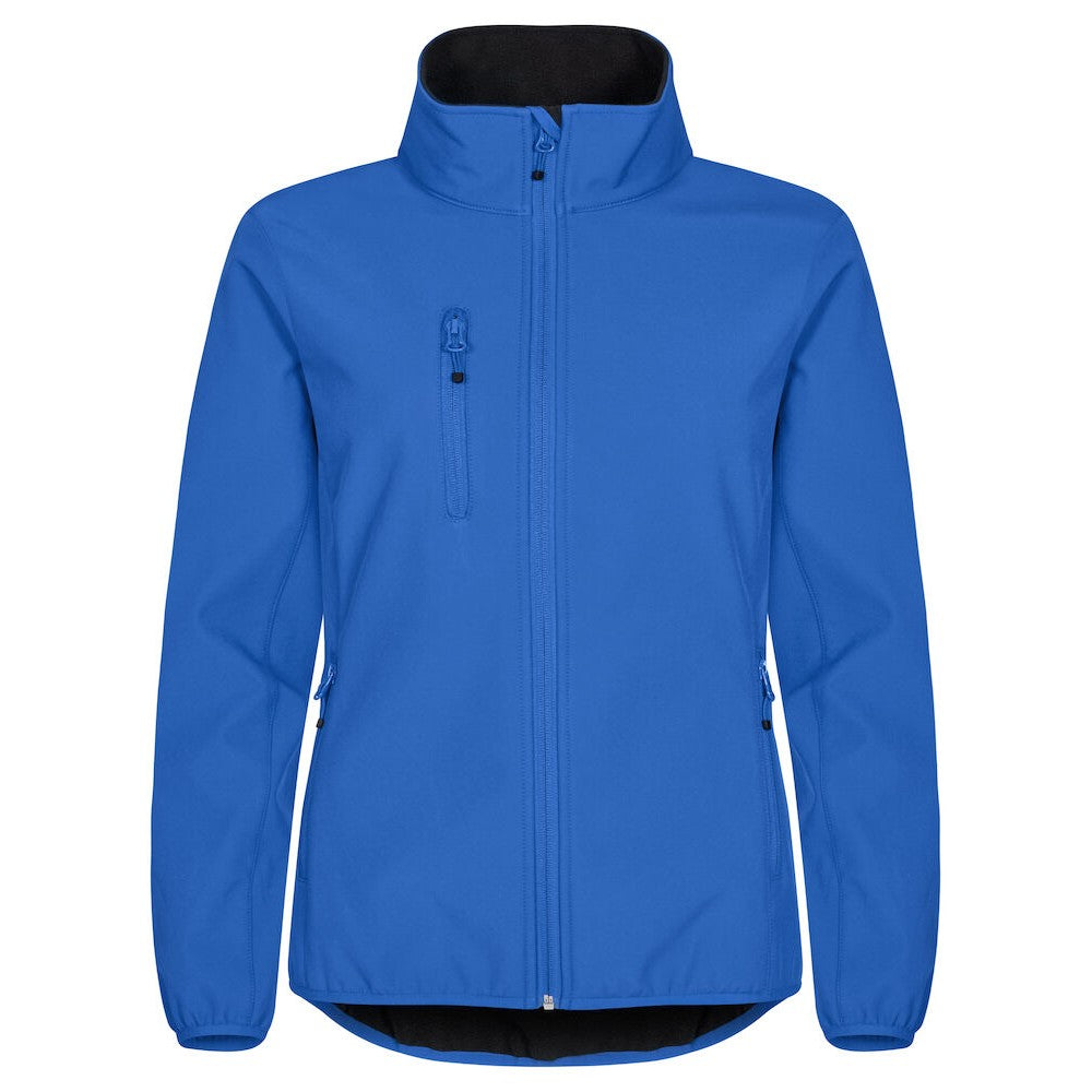 Royal Blue - Front - Clique Womens-Ladies Classic Soft Shell Jacket