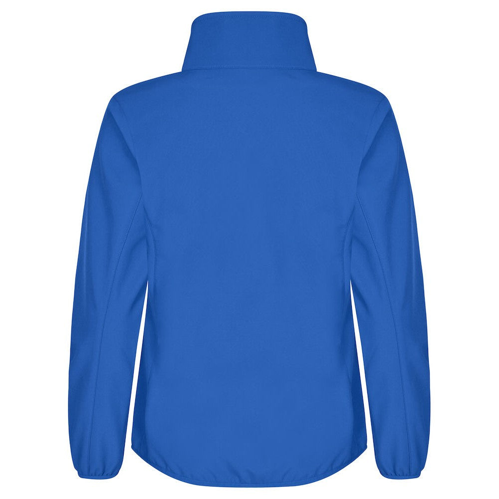 Royal Blue - Back - Clique Womens-Ladies Classic Soft Shell Jacket