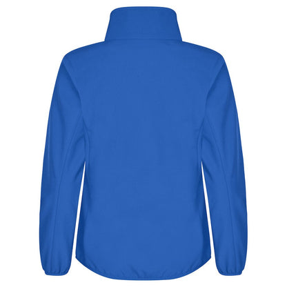 Royal Blue - Back - Clique Womens-Ladies Classic Soft Shell Jacket