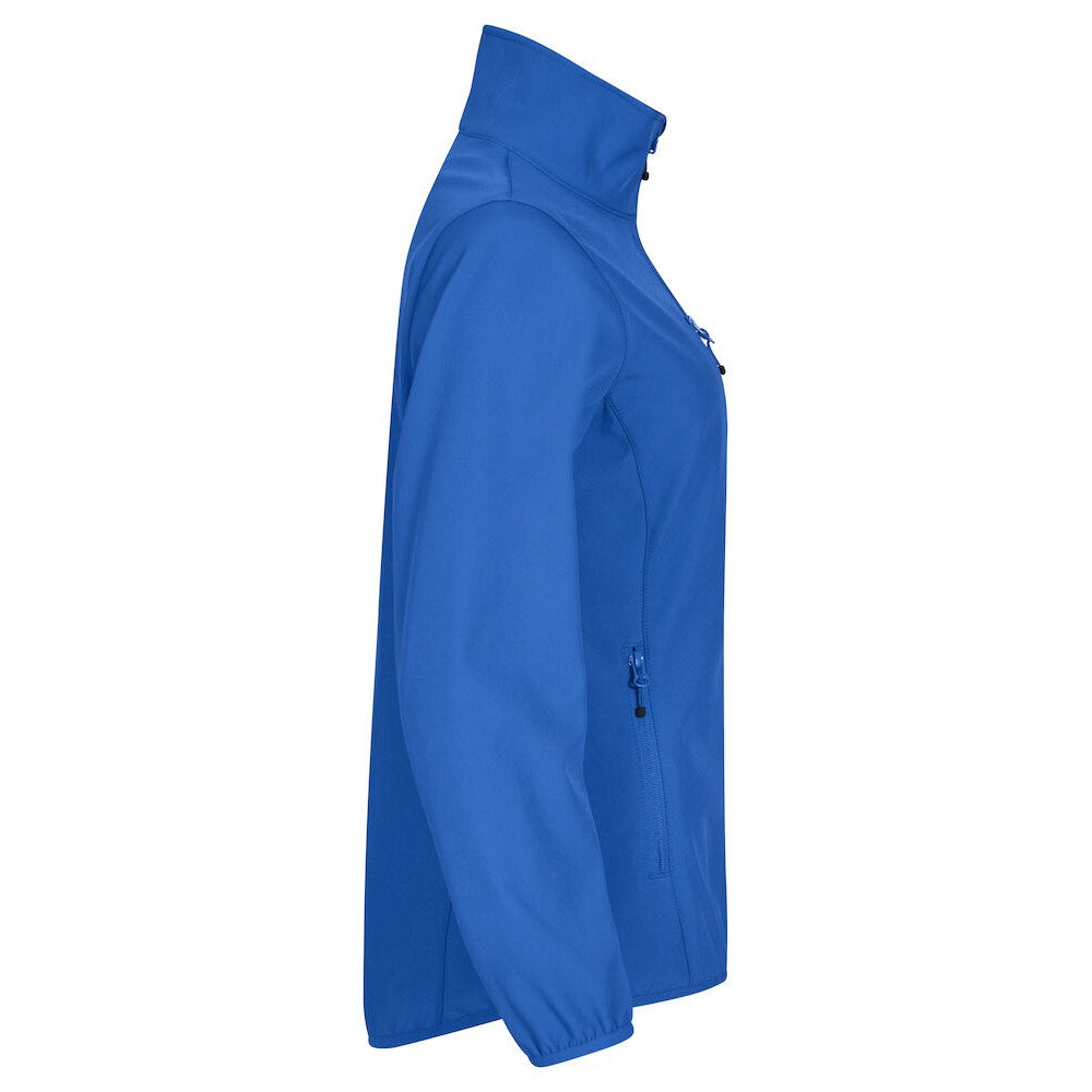 Royal Blue - Side - Clique Womens-Ladies Classic Soft Shell Jacket