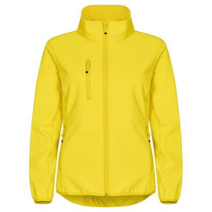 Yellow - Front - Clique Womens-Ladies Classic Soft Shell Jacket