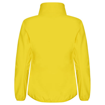 Yellow - Back - Clique Womens-Ladies Classic Soft Shell Jacket