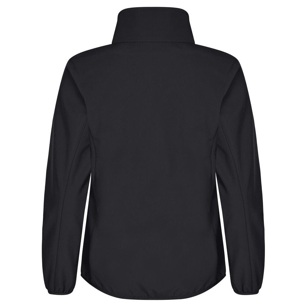 Black - Back - Clique Womens-Ladies Classic Soft Shell Jacket