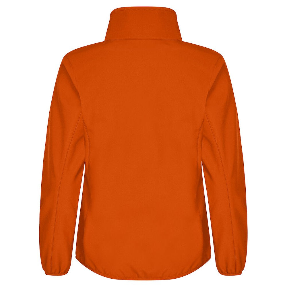 Blood Orange - Back - Clique Womens-Ladies Classic Soft Shell Jacket