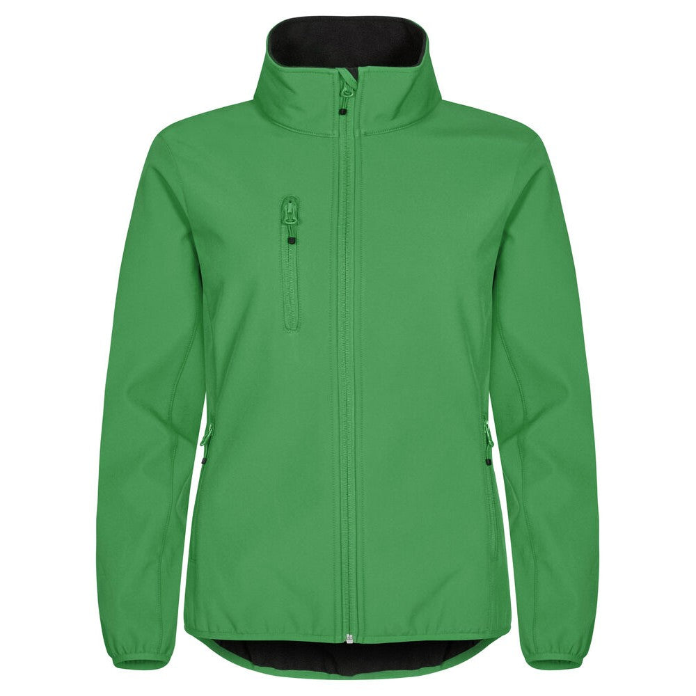 Apple Green - Front - Clique Womens-Ladies Classic Soft Shell Jacket