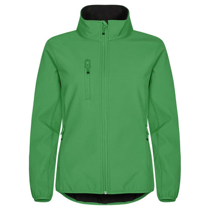 Apple Green - Front - Clique Womens-Ladies Classic Soft Shell Jacket