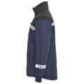 Navy-Black - Lifestyle - Projob Mens Progression Quilted Lightweight Padded Jacket