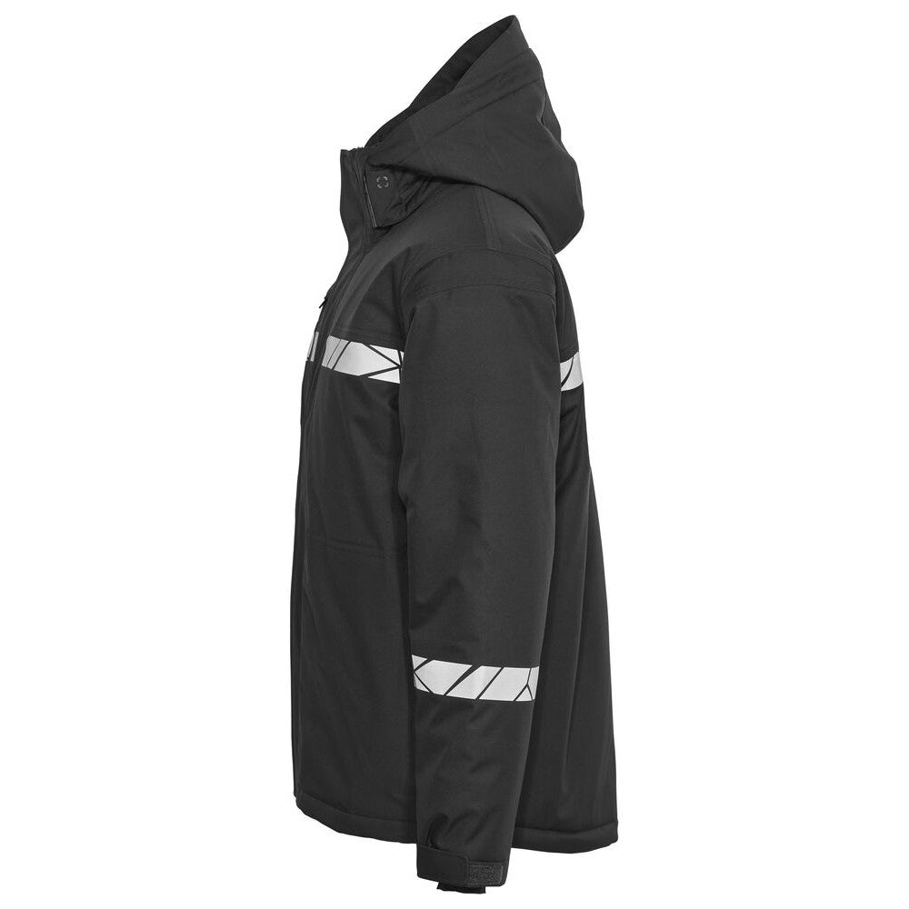 Black - Lifestyle - Projob Mens Progression High-Vis Padded Soft Shell Jacket