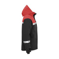 Black-Red - Side - Projob Mens Progression High-Vis Padded Soft Shell Jacket