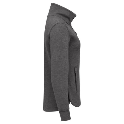 Anthracite Melange - Side - Cutter & Buck Womens-Ladies Pemberton Jacket