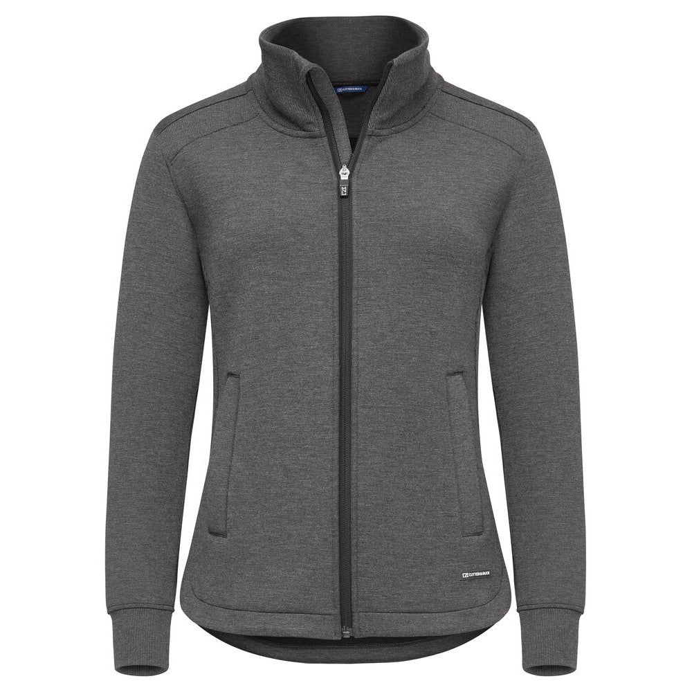 Anthracite Melange - Front - Cutter & Buck Womens-Ladies Pemberton Jacket