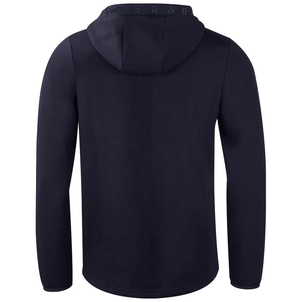 Dark Navy - Back - Cutter & Buck Mens Pemberton Full Zip Hoodie
