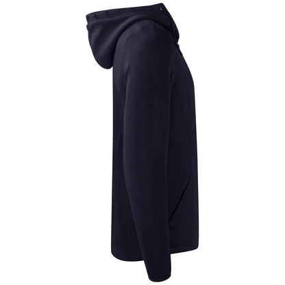 Dark Navy - Side - Cutter & Buck Mens Pemberton Full Zip Hoodie