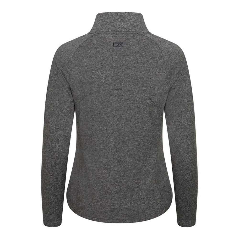 Anthracite Melange - Back - Cutter & Buck Womens-Ladies Adapt Full Zip Fleece Jacket