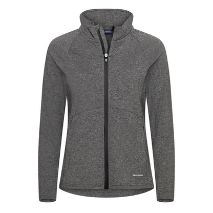 Anthracite Melange - Front - Cutter & Buck Womens-Ladies Adapt Full Zip Fleece Jacket